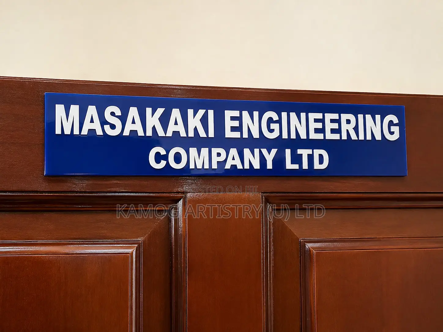 35cm X 8cm Acrylic Office Door Label
