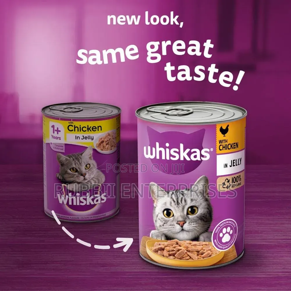 Whiskas Chicken in Jelly Cat Food 1+ Years