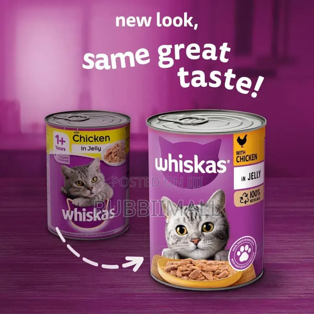 Whiskas Chicken in Jelly Cat Food 1+ Years