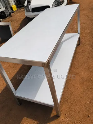 Heavy Duty 2- Tier Stainless Steel Working Table