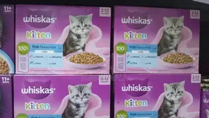 Whiskas Kitten Fish Favourites in Jelly Wet Cat Food 2 -12 Months