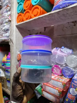 Round Plastic Containers Plastic Containers 12pcs