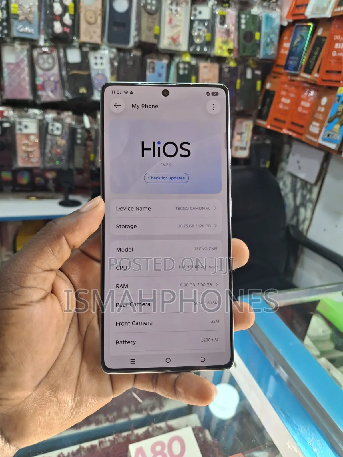 Tecno Camon 40 128 GB Gray