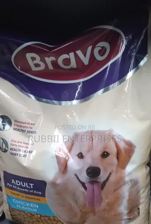 Bravo Adult Dog Food in Chicken Flavor. 15kg