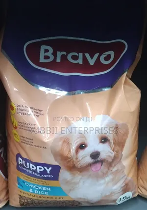 Bravo Puppy Chicken Rice Dry Dog Food 15kg
