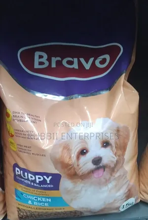Bravo Puppy Chicken Rice Dry Dog Food 15kg
