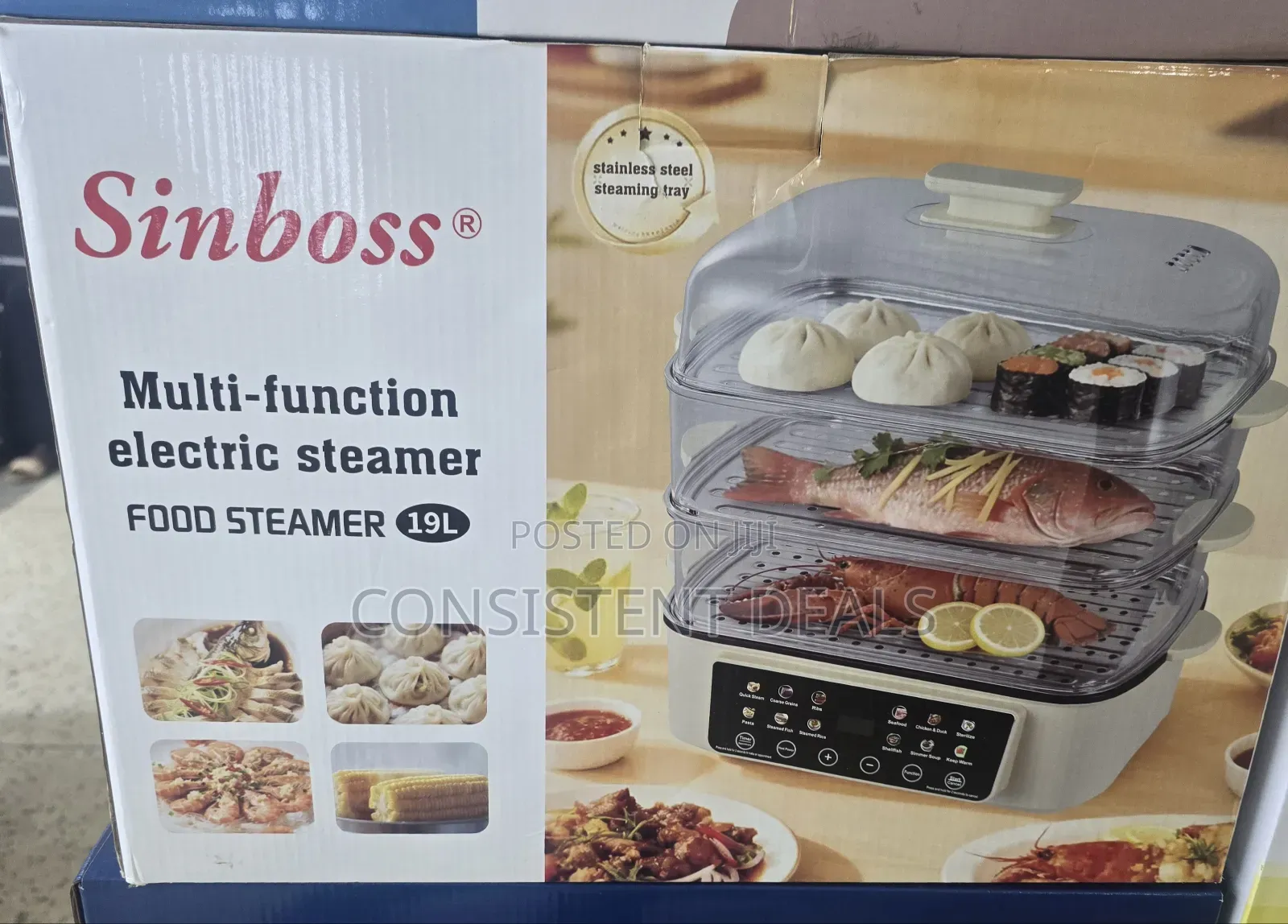 Multifunctional  Electric  Food  Steamer