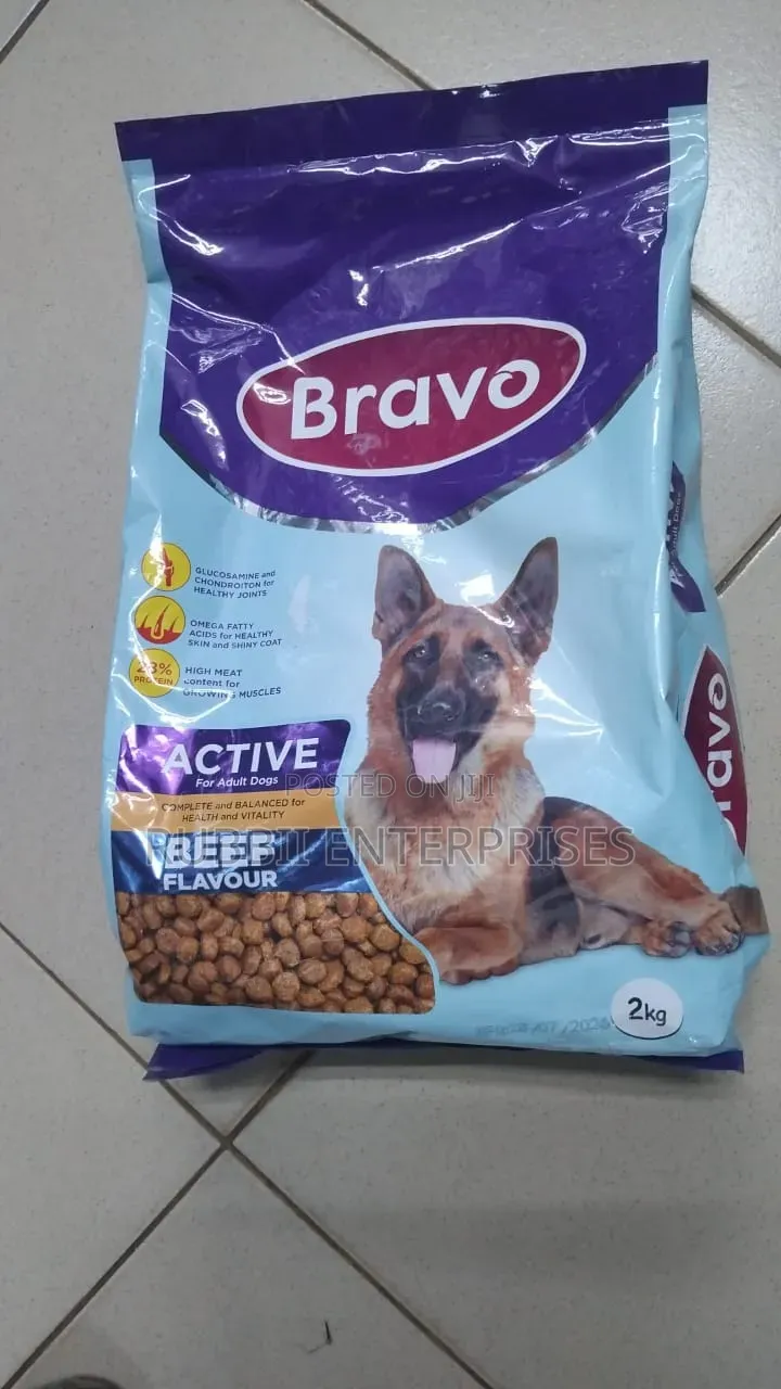 Bravo Adult Beef Flavour Dog Food 2kg