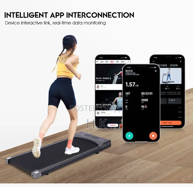 Foldable Electric Walking Pad and Treadmill