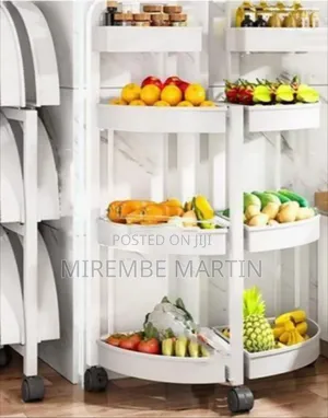 Multi-Tiered Rolling Kitchen Storage Rack