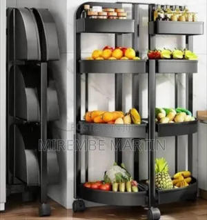 Multi-Tiered Rolling Kitchen Storage Rack