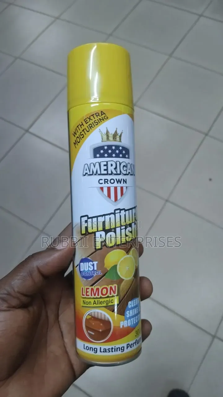 AAmerican Crown Furniture Polish 300ml ~ Lemon