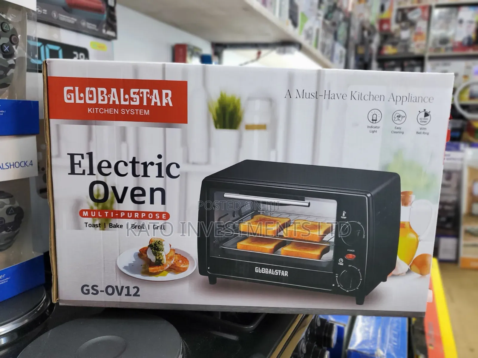 Globalstar GS-OV12, a Compact 12-Liter Multi-Purpose Electric Oven