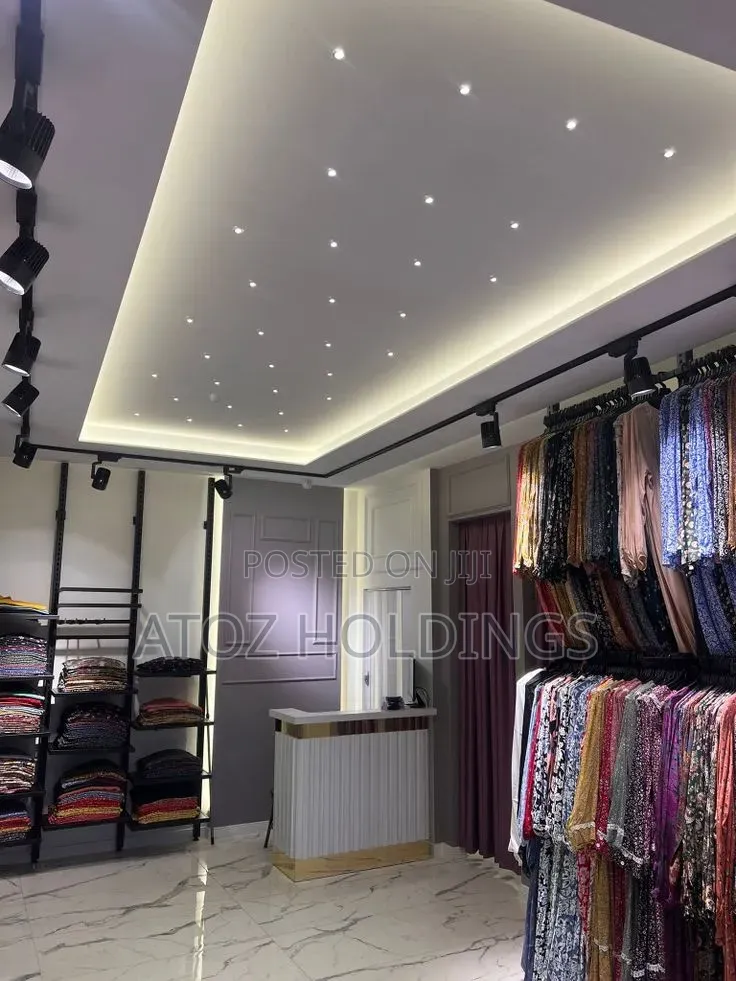 Modern Shops Shelving, Partitions & Interior Setup Services in Kampala