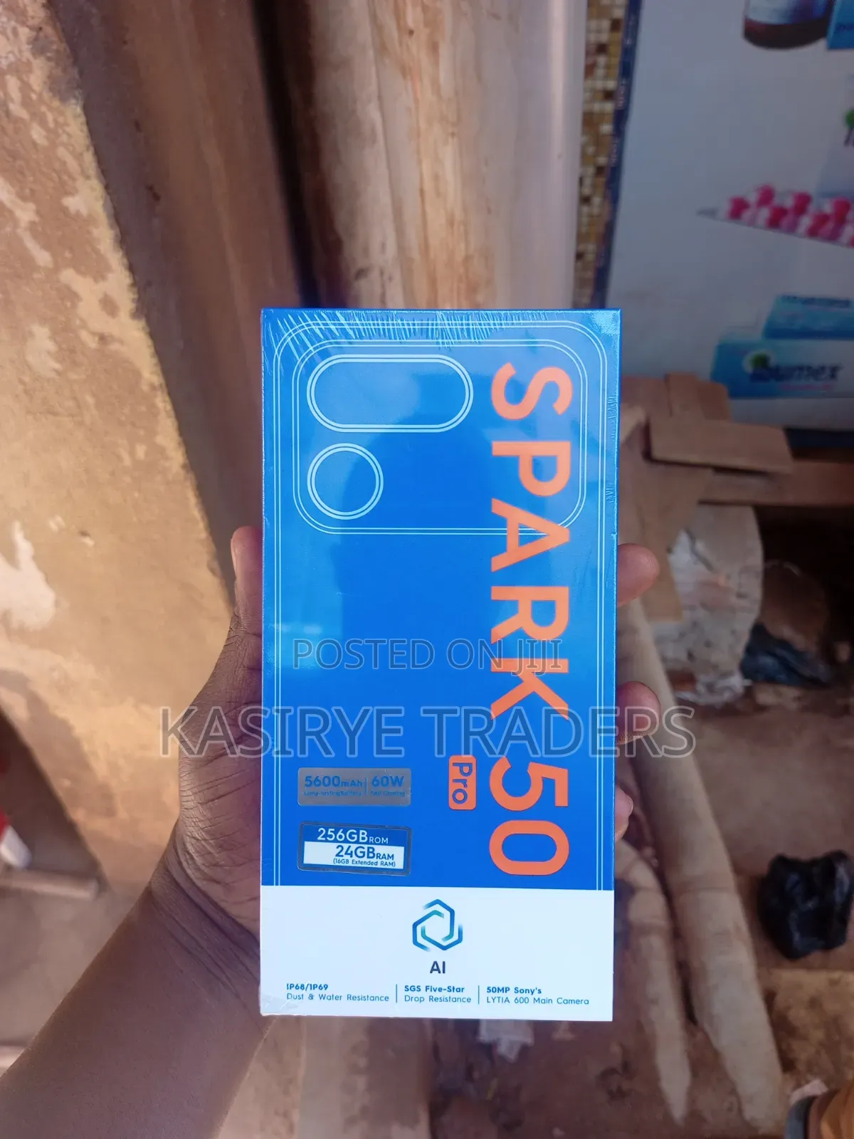 New Tecno Spark 50 128 GB Blue