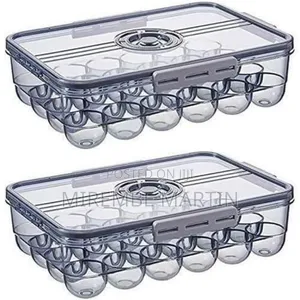 Sealed Clear Egg Storage Container for Refrigerator