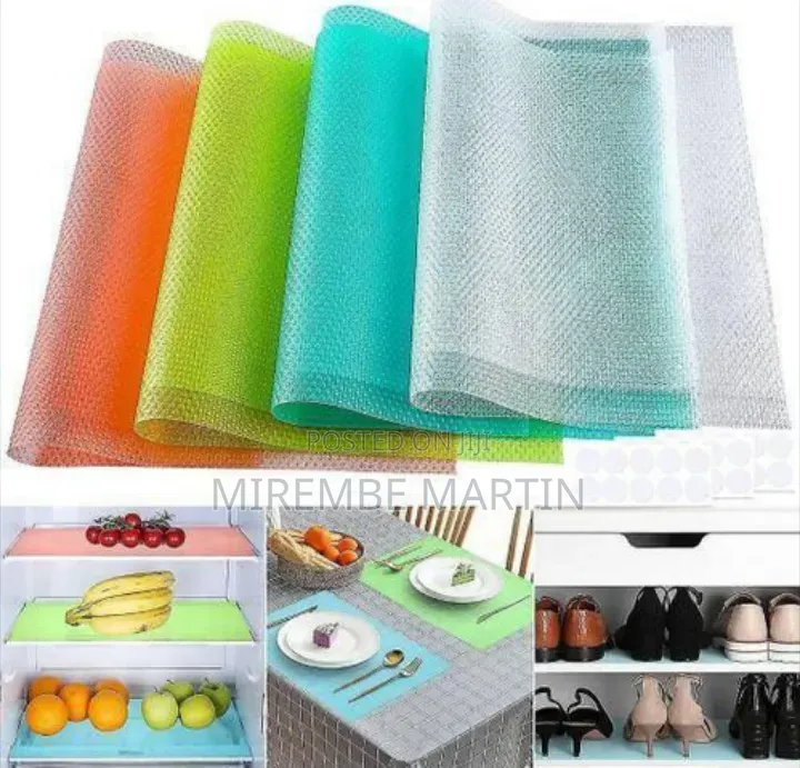 Set of 12 Non-Slip Refrigerator and Drawer Liners