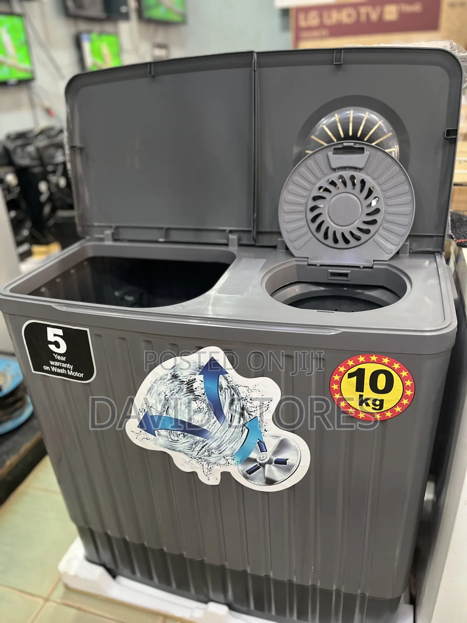 Sky 10KG Twin Tub Washing Machine – Powerful Wash & Spin