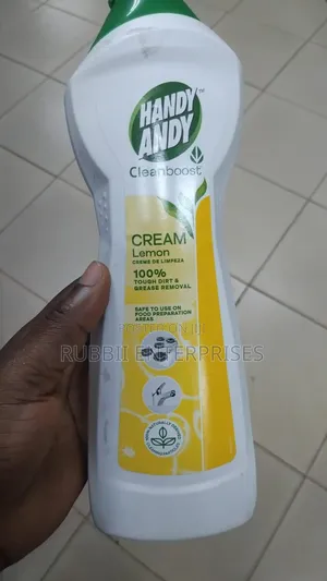 Handy Andy Clean Boost 750ml ~ Cream Lemon