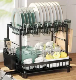 Modern Two-Tier Space-Saving Dish Drying Rack