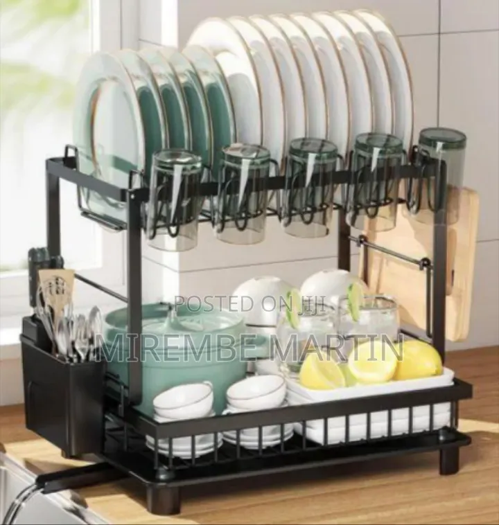 Modern Two-Tier Space-Saving Dish Drying Rack