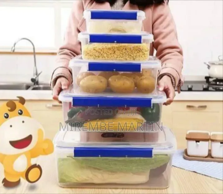 Airtight Food Storage Container Set (5-Piece)