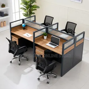 Combo Set Work Station With Chairs