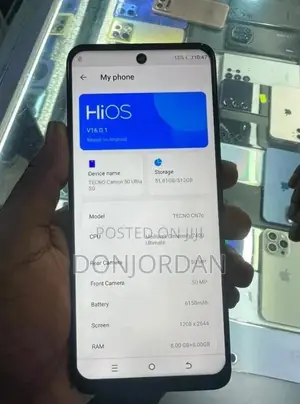 Tecno Camon 50 Ultra 512 GB Black