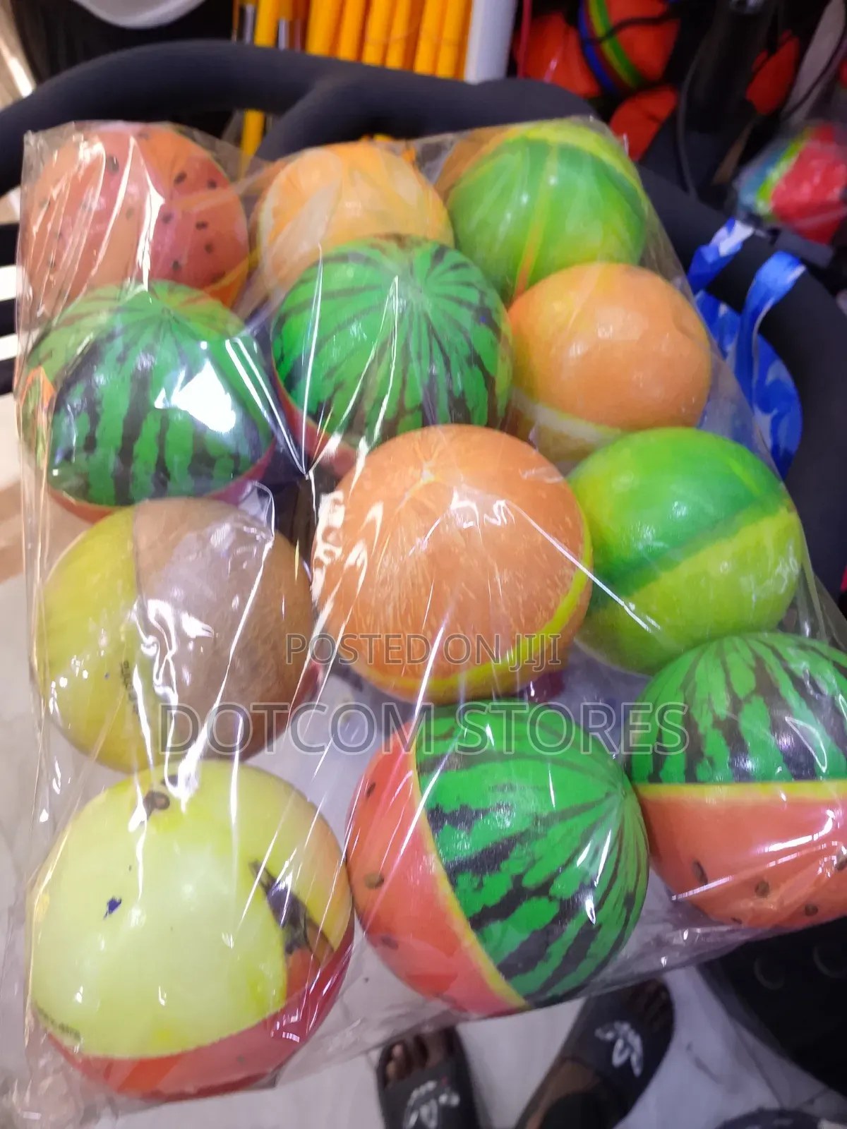12pcs Fruity Squishy Gummy Balls