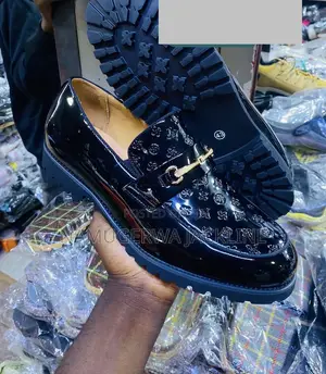 Men’s Black Patent Loafer Formal Shoes