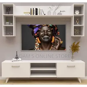 Wal Mount White TV Stand 2.1meter Length
