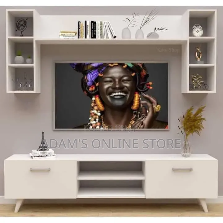 Wal Mount White TV Stand 2.1meter Length