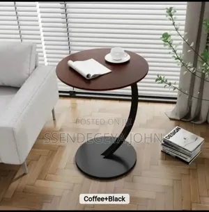 Modern C-Shaped Side Table