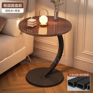 Modern C-Shaped Side Table
