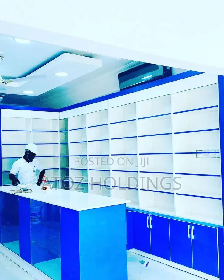 Pharmacy Partitions, Shelving & Modern Glass Cabinets. Call Us Now
