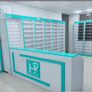 Pharmacy Partitions, Shelving & Modern Glass Cabinets. Call Us Now