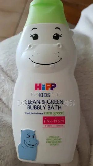 HiPP Kids Clean and Green Bubbly Bath Hippopotamus 300ml,
