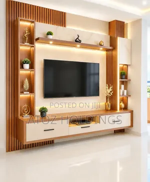 TV Stands/Linnet Wall Unit TV Stands in Any Colour From