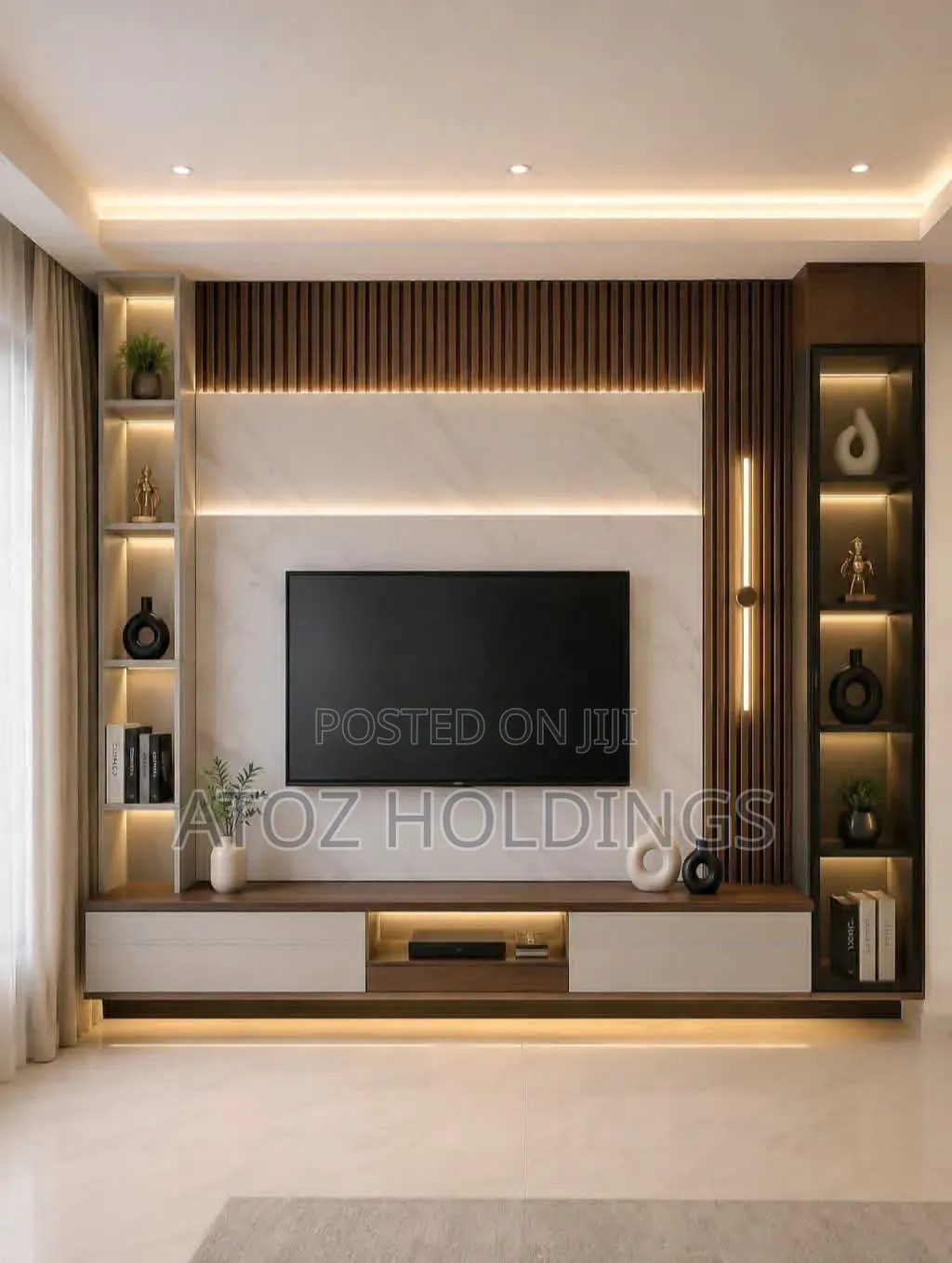 TV Stands/Linnet Wall Unit TV Stands in Any Colour From