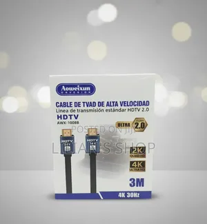 3-Meter High-Speed HDMI 2.0 Cable Supporting 4K Resolution