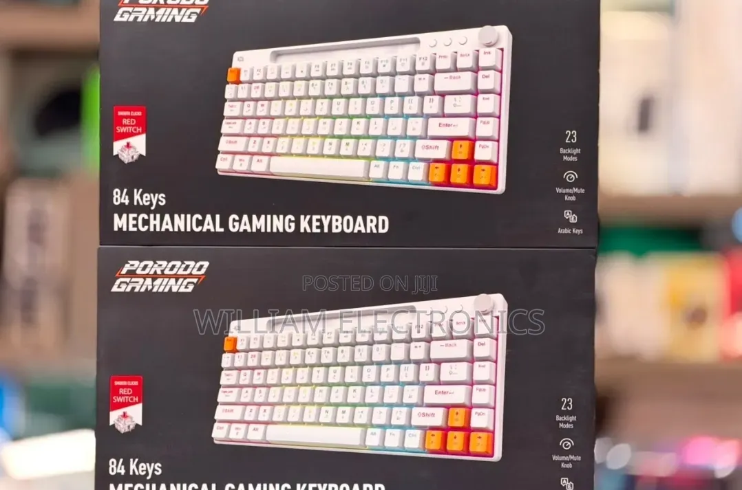 Porodo Gaming 84 Keys Mechanical Gaming Keyboard