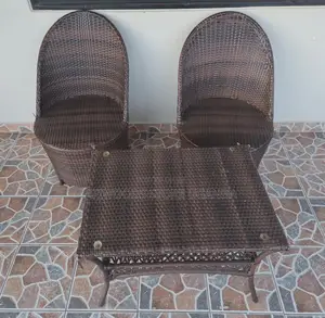 Balcony Chairs With a Table Brown in Lubowa