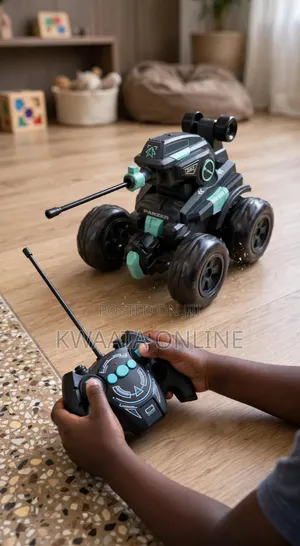 Rc Toy Tank Stunt Car Military Shooting Water Bullets Remote Control