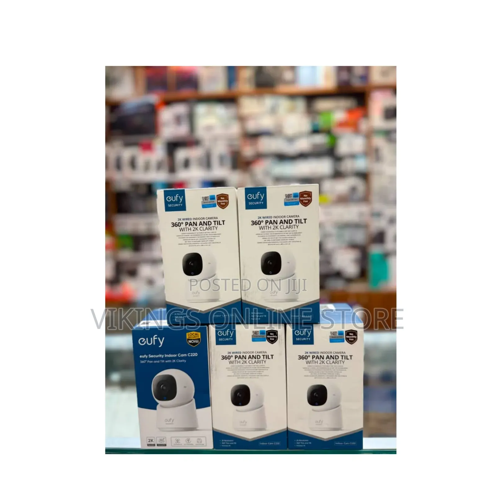 Eufy Security Indoor Cam C220 | 2K Resolution Smart Security Camera