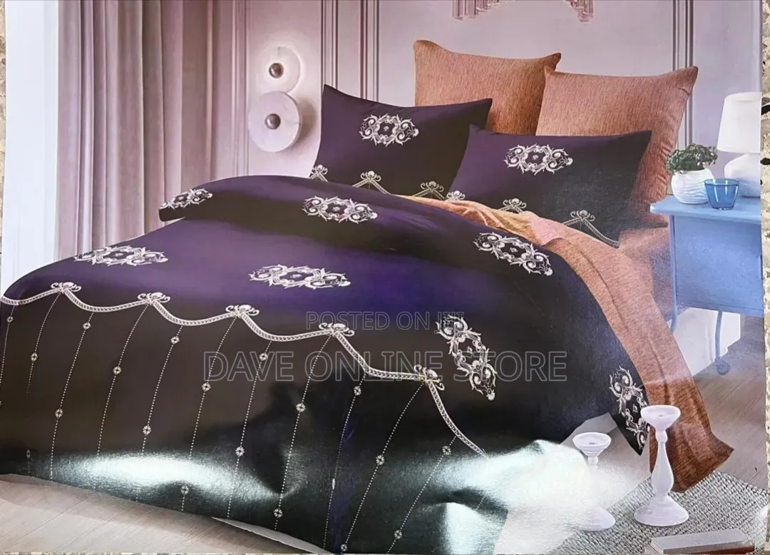 Bronze Luxury Embroidered 4-Piece Executive Duvet Set
