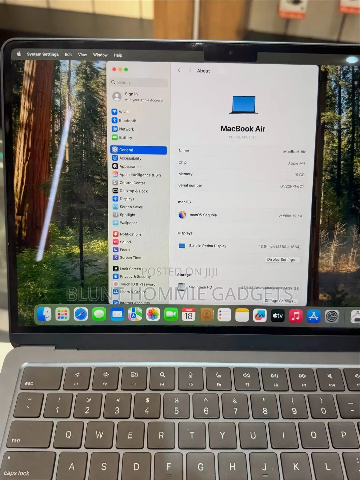 Laptop Apple MacBook Air 2025 M4 8GB Apple M4 HDD+SSD 256GB