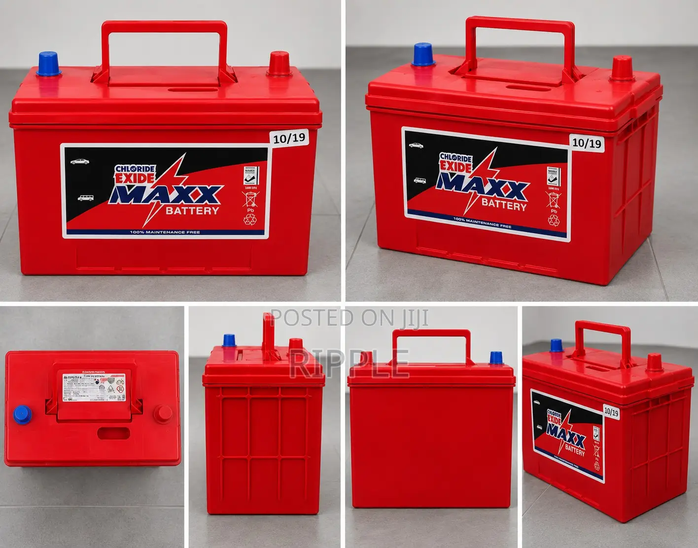 70Ah Chloride Exide N70ZMF MAXX PowerLast MF Car Battery 12V