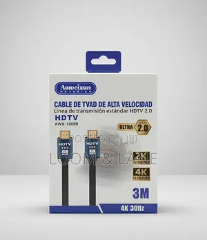 3-Meter High-Speed HDMI 2.0 Cable Supporting 4K Resolution