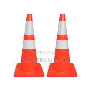 75cm Fluorescent Orange PVC Traffic Safety Cone