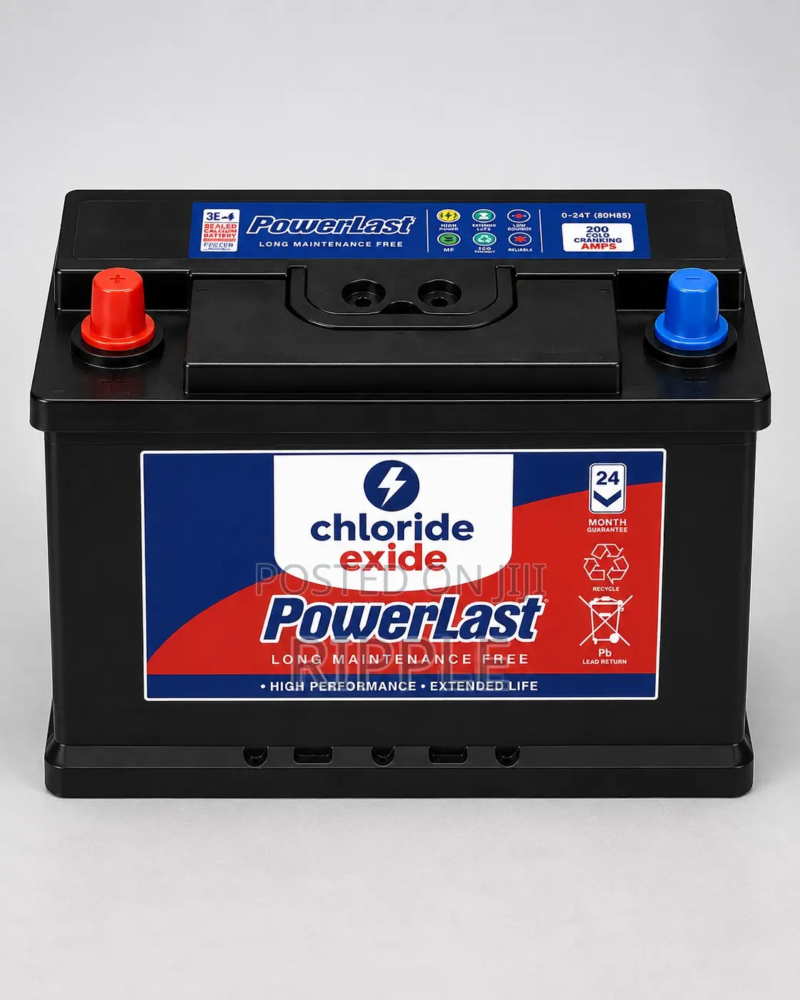 75Ah Chloride Exide PowerLast DIN75 510CCA MF Car Battery